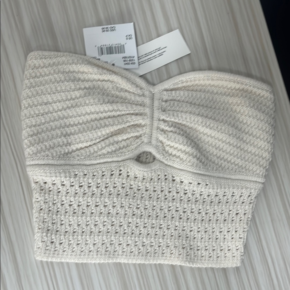 American Eagle Outfitters Cream Knit Top!! NWT 🤍